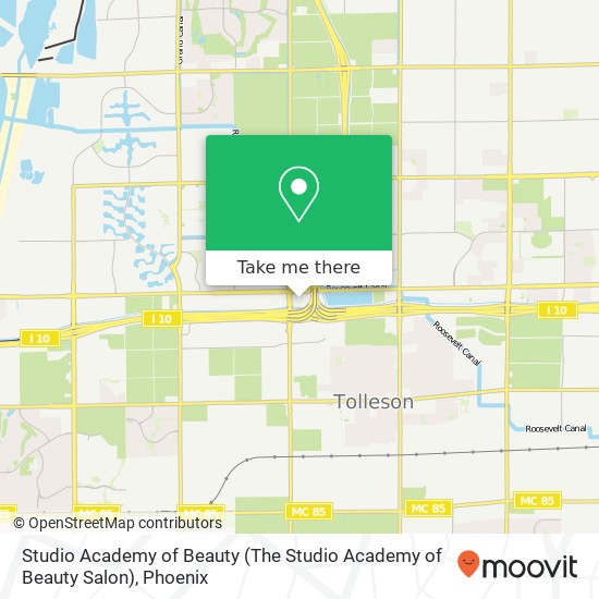 Studio Academy of Beauty (The Studio Academy of Beauty Salon) map