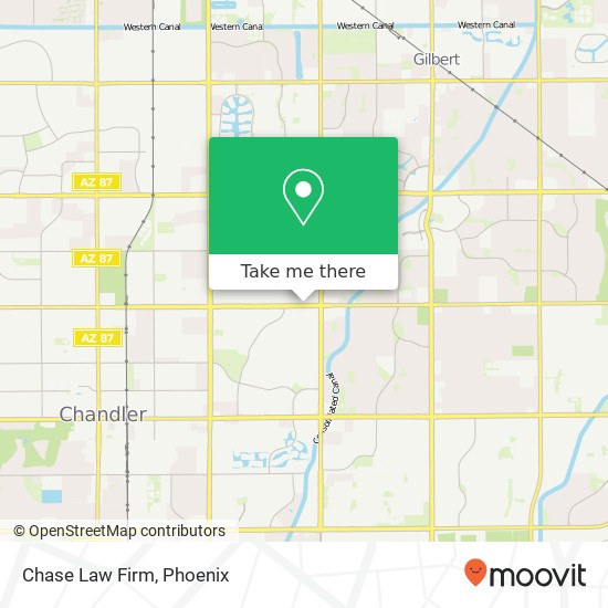 Chase Law Firm map