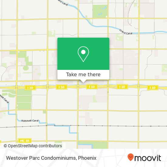 Westover Parc Condominiums map