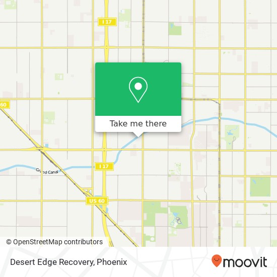 Mapa de Desert Edge Recovery