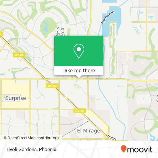 Mapa de Tivoli Gardens