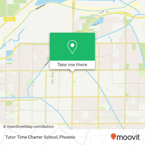 Mapa de Tutor Time Charter School