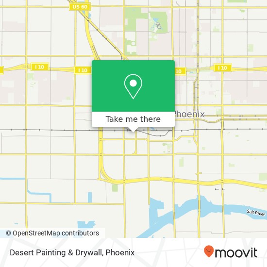 Desert Painting & Drywall map