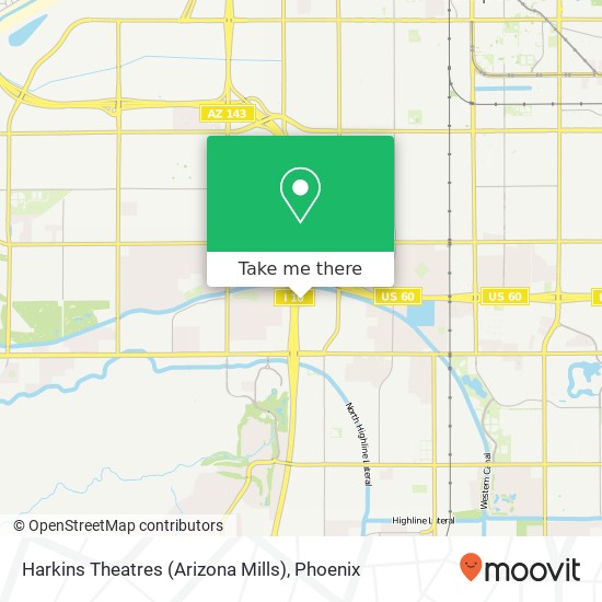 Harkins Theatres (Arizona Mills) map
