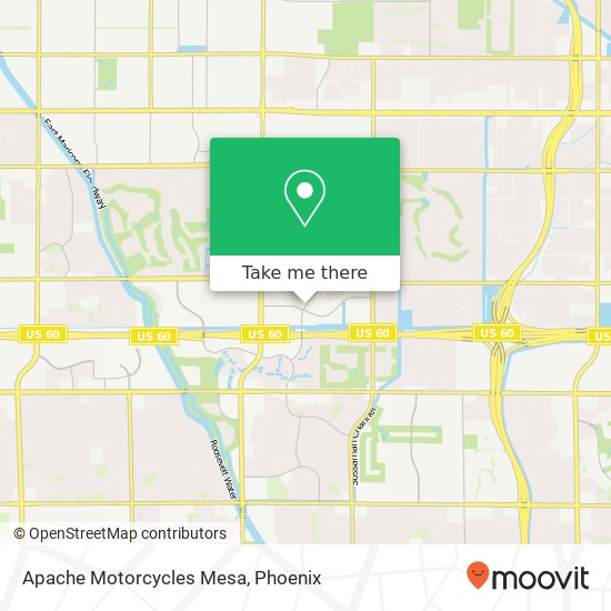 Apache Motorcycles Mesa map