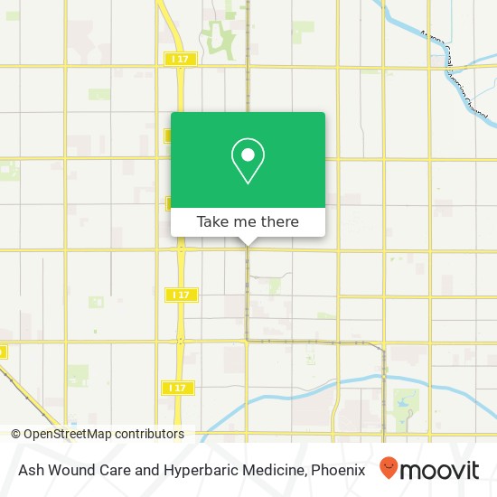 Ash Wound Care and Hyperbaric Medicine map