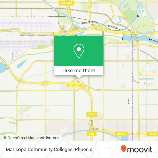 Mapa de Maricopa Community Colleges