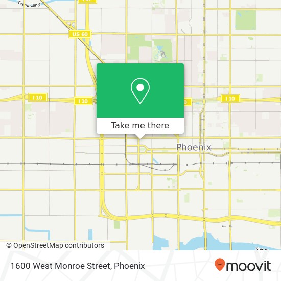 1600 West Monroe Street map