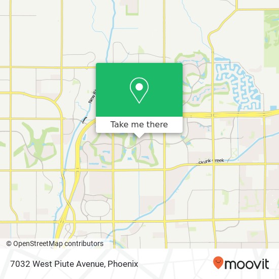 Mapa de 7032 West Piute Avenue