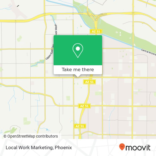 Local Work Marketing map