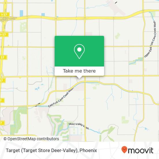 Mapa de Target (Target Store Deer-Valley)