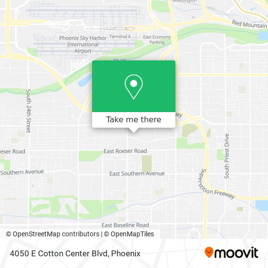 4050 E Cotton Center Blvd map