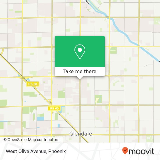 Mapa de West Olive Avenue