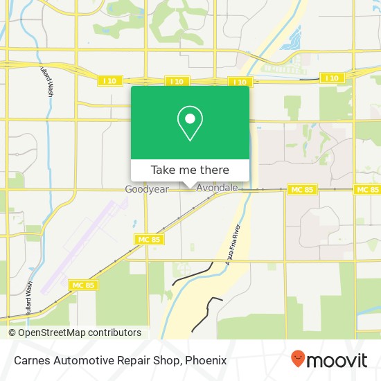 Carnes Automotive Repair Shop map