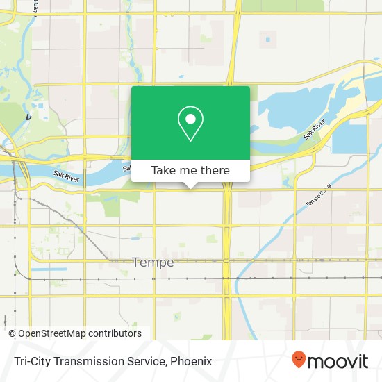 Tri-City Transmission Service map