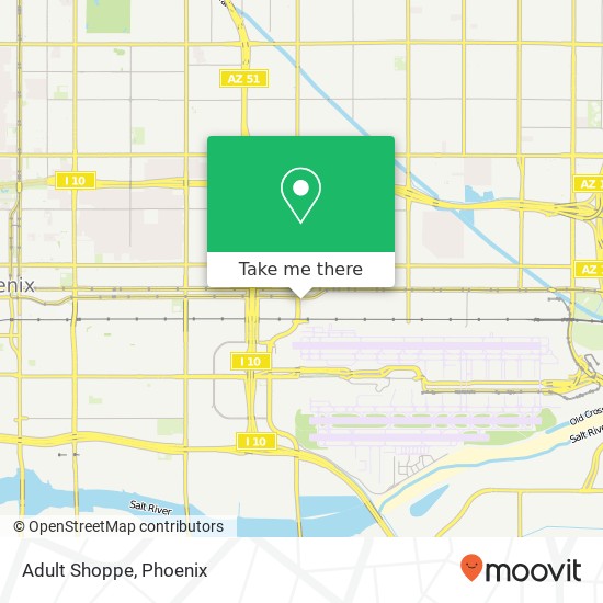 Adult Shoppe map