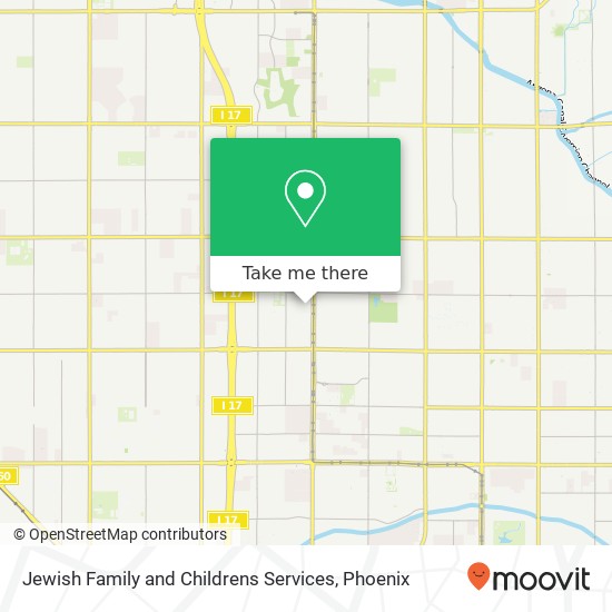 Jewish Family and Childrens Services map