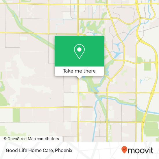 Good Life Home Care map