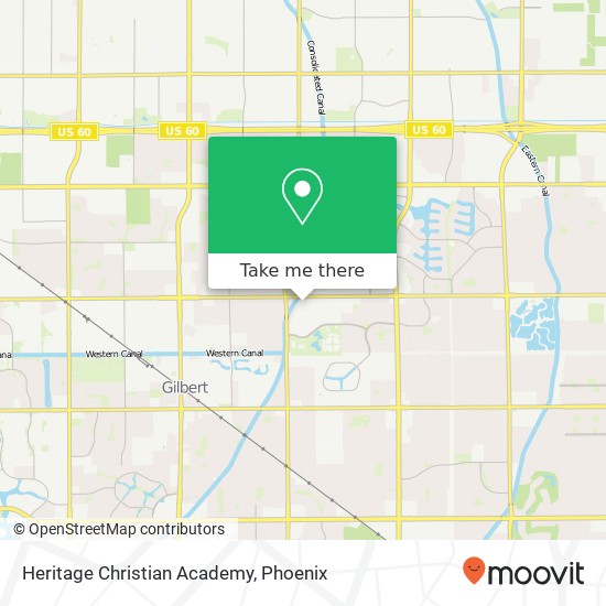 Mapa de Heritage Christian Academy