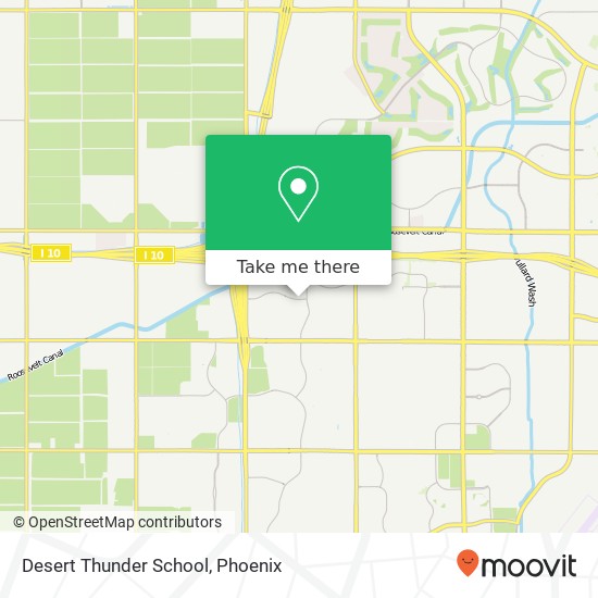 Desert Thunder School map