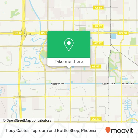 Tipsy Cactus Taproom and Bottle Shop map