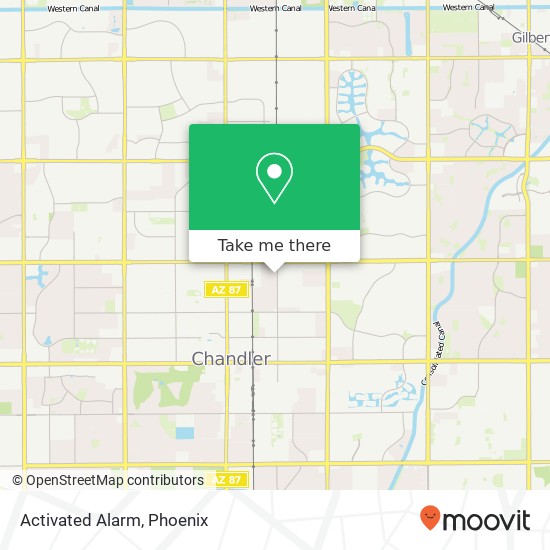 Activated Alarm map