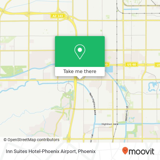 Inn Suites Hotel-Phoenix Airport map