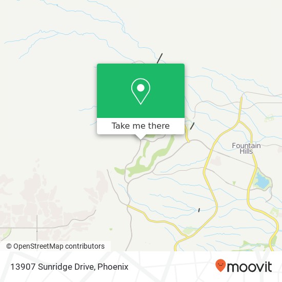 13907 Sunridge Drive map
