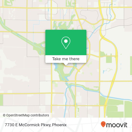 Mapa de 7730 E McCormick Pkwy