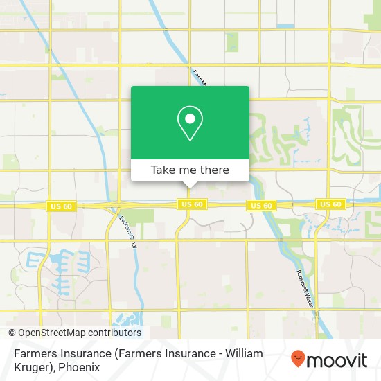 Mapa de Farmers Insurance (Farmers Insurance - William Kruger)