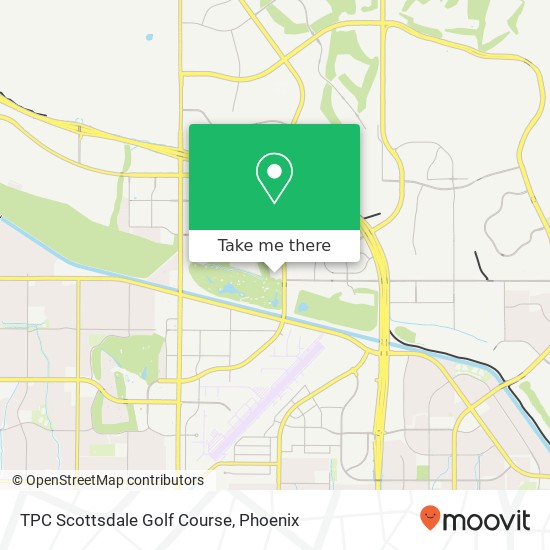 Mapa de TPC Scottsdale Golf Course