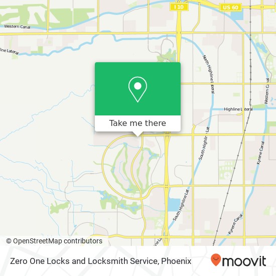 Mapa de Zero One Locks and Locksmith Service