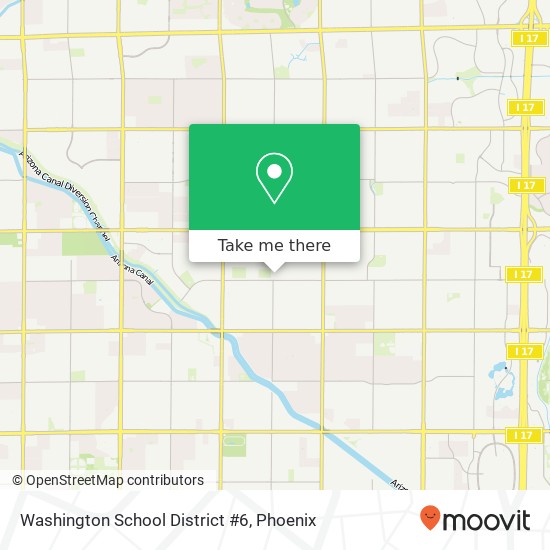 Mapa de Washington School District #6