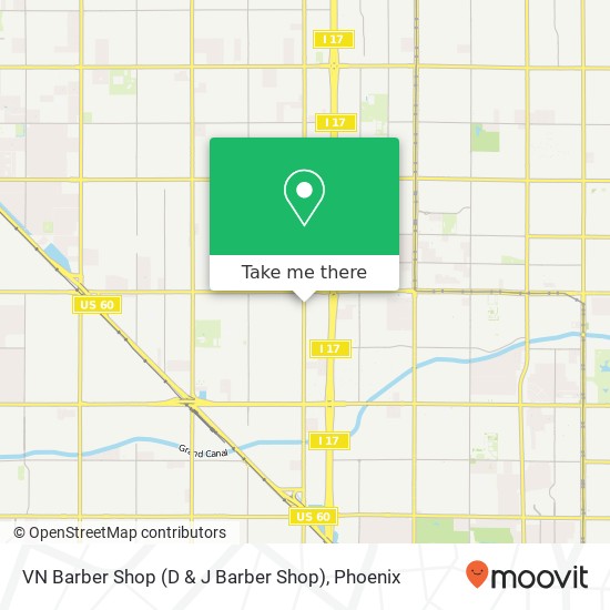 Mapa de VN Barber Shop (D & J Barber Shop)