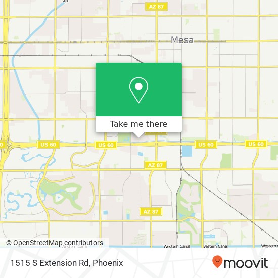 1515 S Extension Rd map