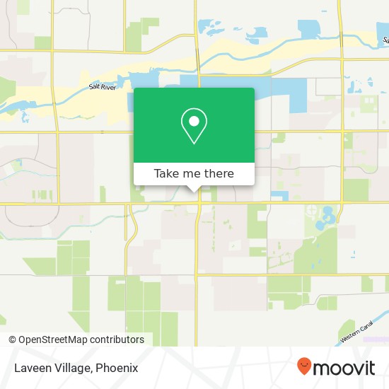 Laveen Village map