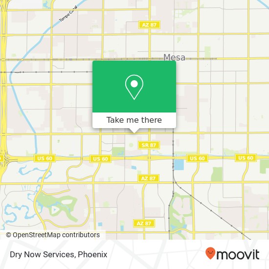 Dry Now Services map