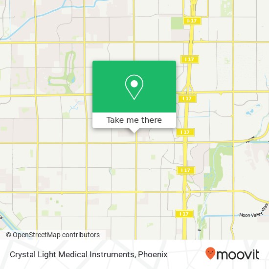 Mapa de Crystal Light Medical Instruments