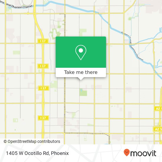 1405 W Ocotillo Rd map