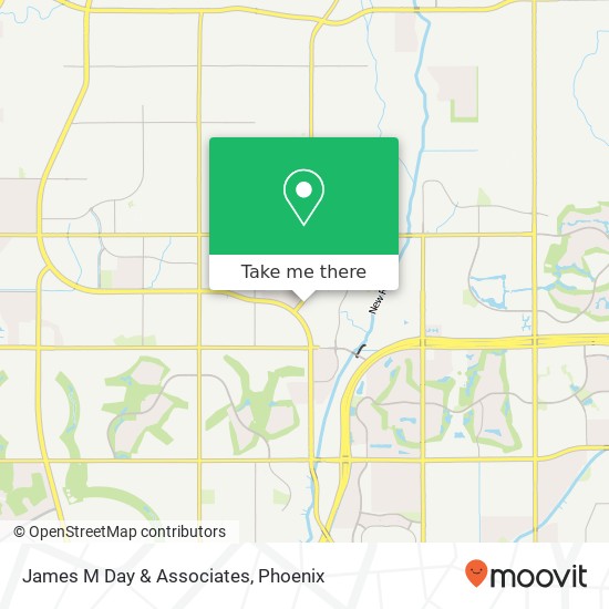 James M Day & Associates map