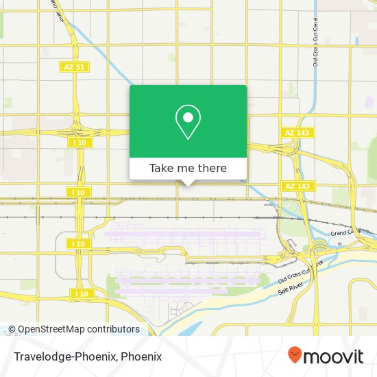 Mapa de Travelodge-Phoenix