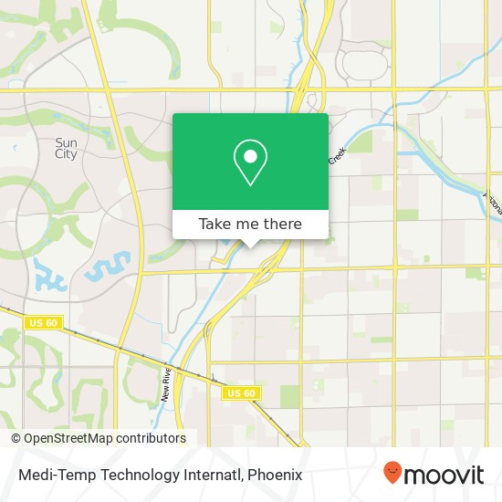 Medi-Temp Technology Internatl map