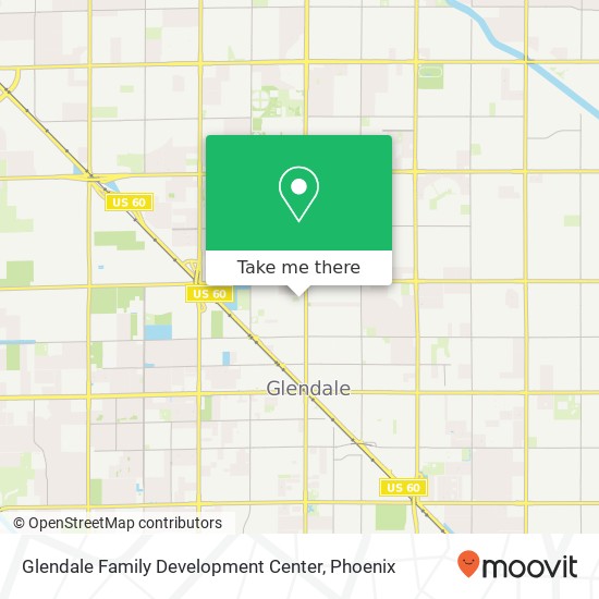 Glendale Family Development Center map