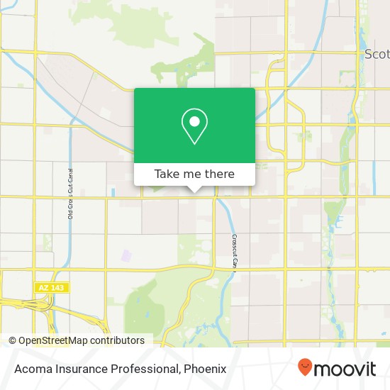 Acoma Insurance Professional map