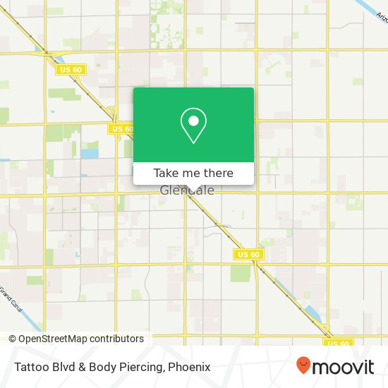 Mapa de Tattoo Blvd & Body Piercing