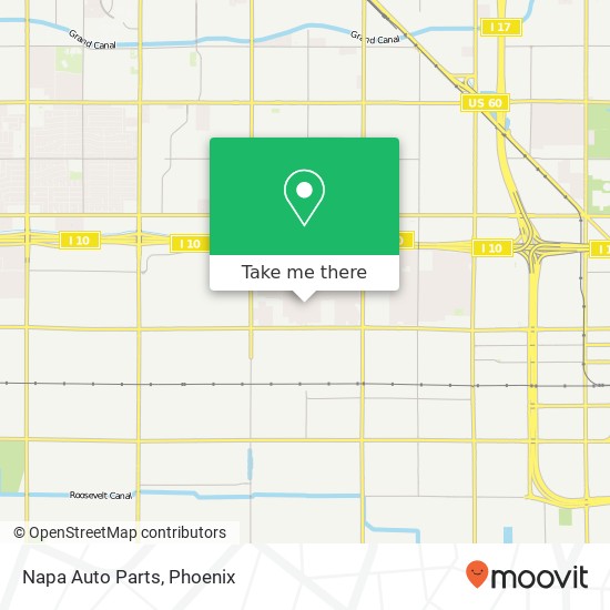 Napa Auto Parts map