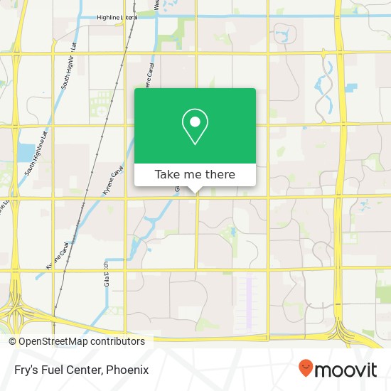 Mapa de Fry's Fuel Center