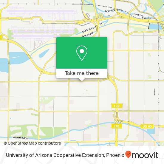 Mapa de University of Arizona Cooperative Extension