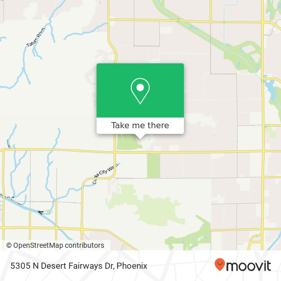 5305 N Desert Fairways Dr map