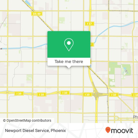 Newport Diesel Service map